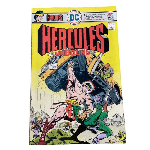 DC Comics Hercules Unbound #4 May 1976 Immortal Warrior England Bagged Boarded - Picture 1 of 7